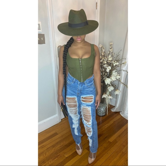 🌹NEW - LALIMA Hat in Olive - Picture 2 of 3